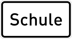 Verkehrszeichen 1012: Schule