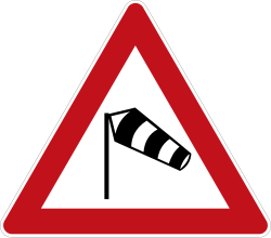Verkehrszeichen 117: Seitenwind