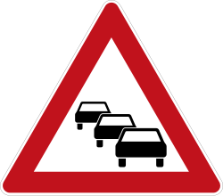 Verkehrszeichen 124: Stau