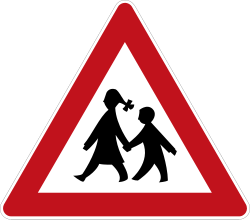 Verkehrszeichen 136: Kinder