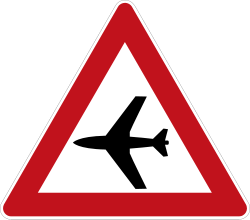 Verkehrszeichen 144: Flugbetrieb