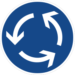 Verkehrszeichen 215 Kreisverkehr