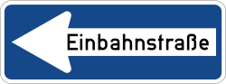 Verkehrszeichen 220: Einbahnstraße