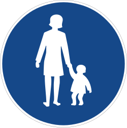 Verkehrszeichen 241: Getrennter Rad- und Gehweg