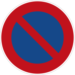 Verkehrszeichen 286: Eingeschränktes Haltverbot