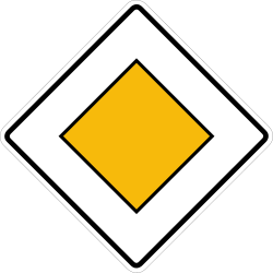 Verkehrszeichen 306 Vorfahrtstraße