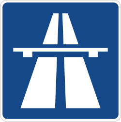 Verkehrszeichen 330.1 Autobahn