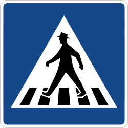 Verkehrszeichen 350: Fußgängerüberweg