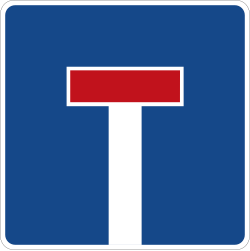 Verkehrszeichen 357: Sackgasse